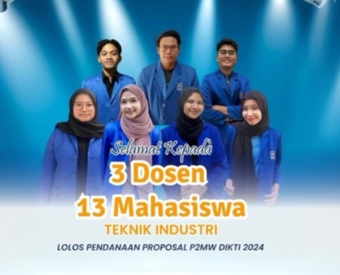 Mahasiswa Teknik Industri UII Lolos Pendanaan P2MW