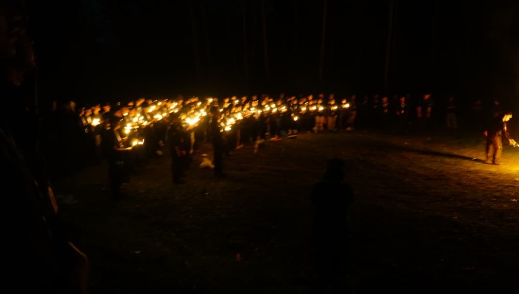 Peserta berkumpul mengucapkan sumpah mahasiswa